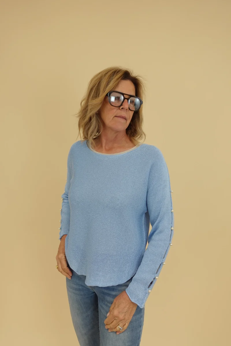 Maglia Hole Azzurra - immagine 4