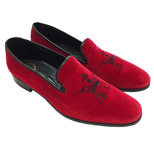 Pantofole in velluto con ricamo personalizzabile - immagine 7