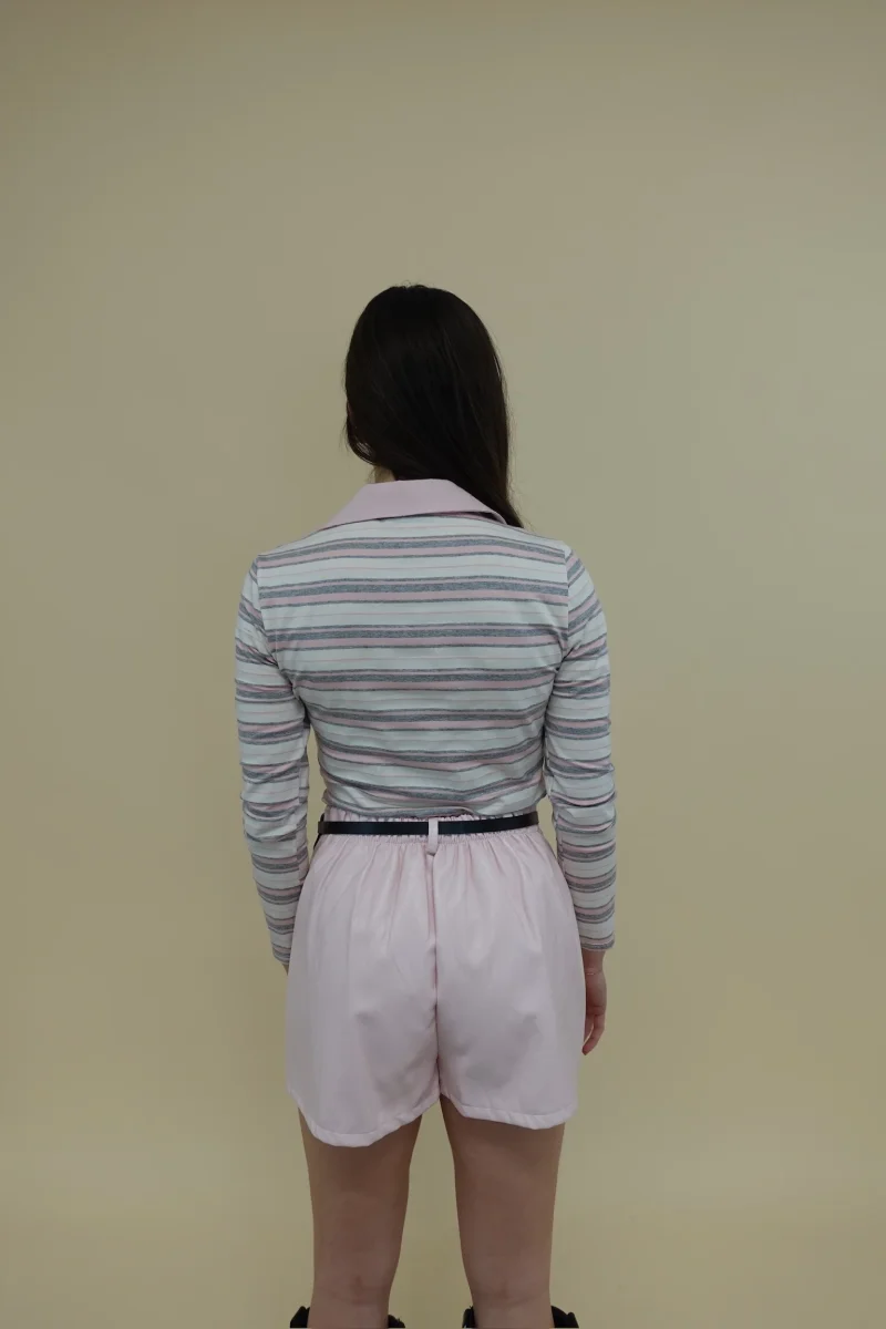 Body Polo Line Rosa - immagine 4