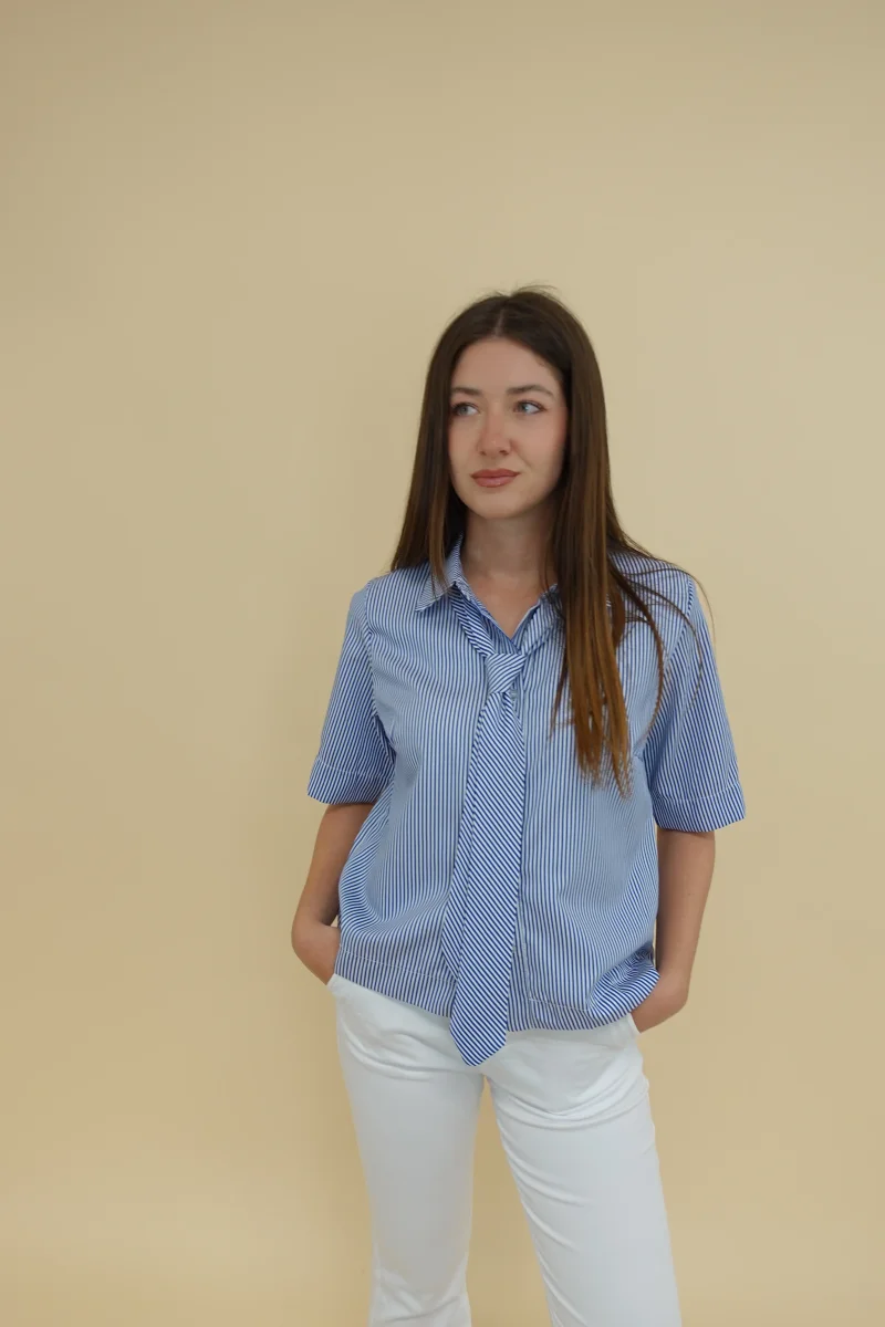 Camicia Miriam Azzurra - immagine 2