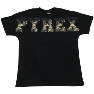 PIREX T-shirt uomo manica corta col nero bianco 44177