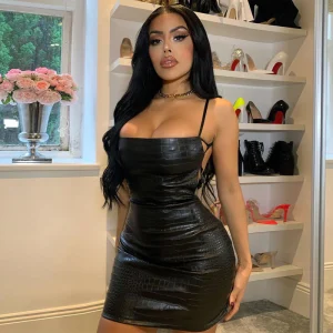 Abito ecopelle Liana donna