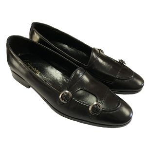 Mocassino in vitello con doppia fibbia