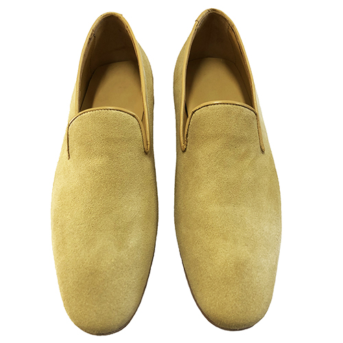 Mocassino, slippers in pelle scamosciata - immagine 4