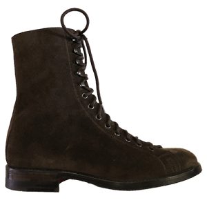 Stivaletti stringati suola gomma