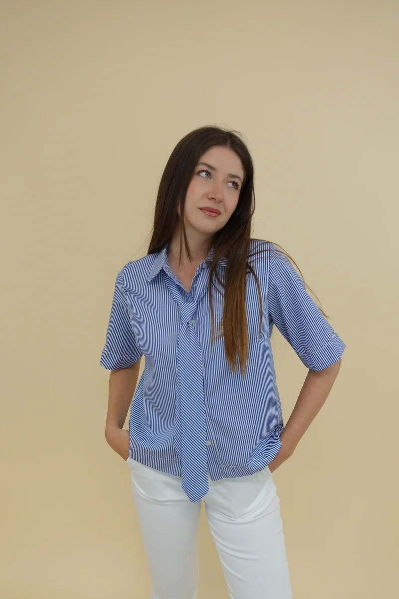 Camicia Miriam Azzurra - immagine 4