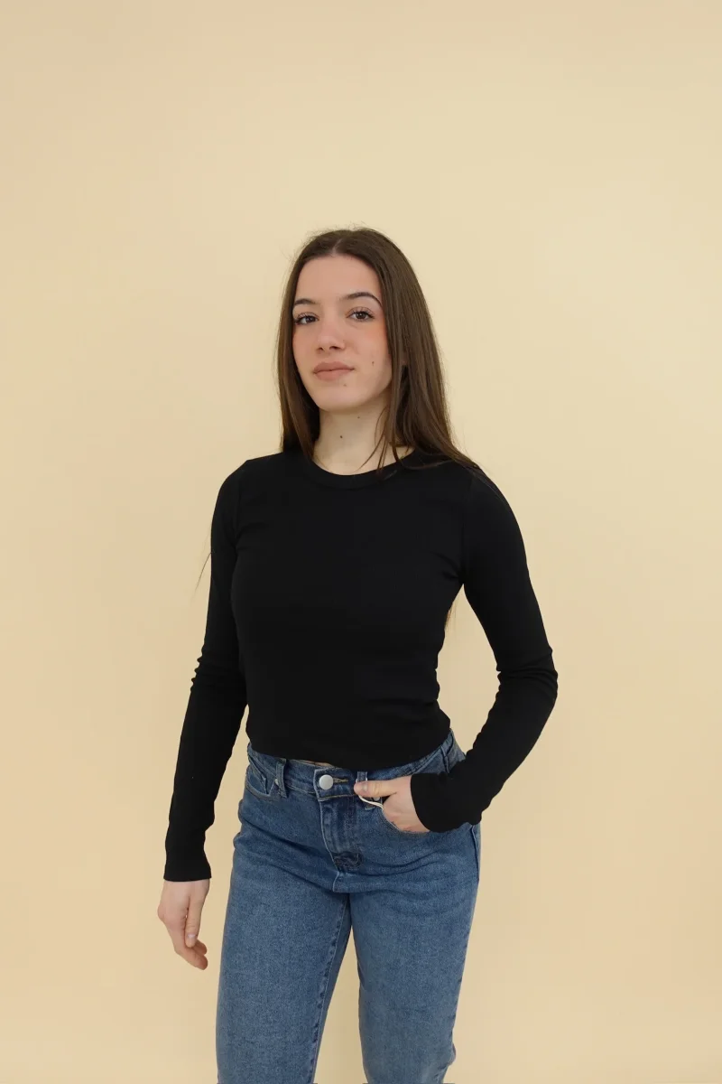 Maglia Letizia Nera - immagine 3