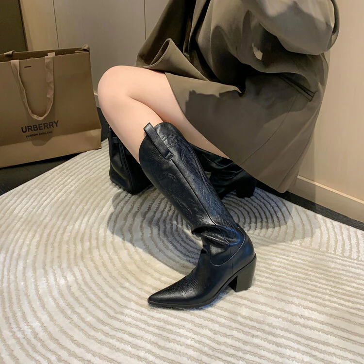 Sitvale Western Cowboy camperos ricamato pelle - immagine 3