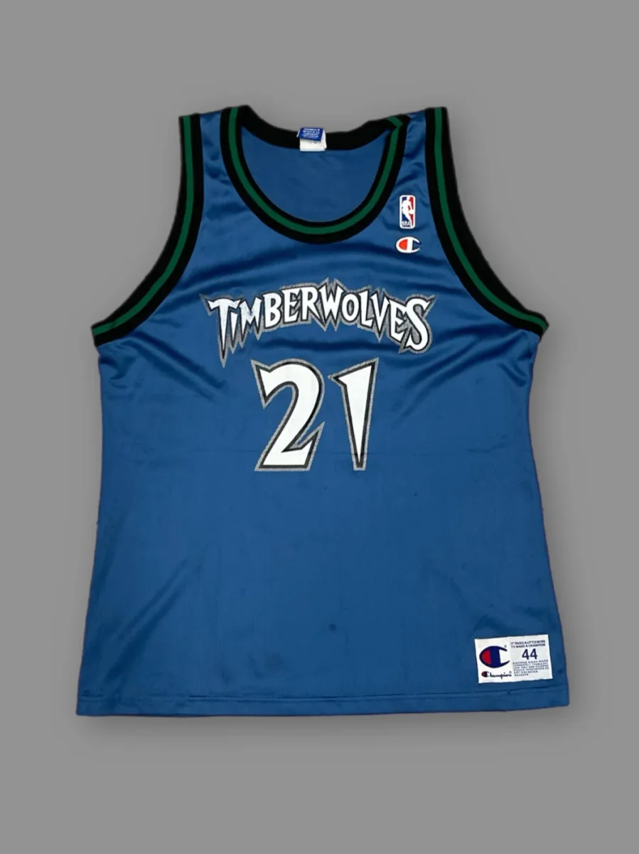 Maglia NBA Vintage Timberwolves GARNETT 21 tg 44 - immagine 4