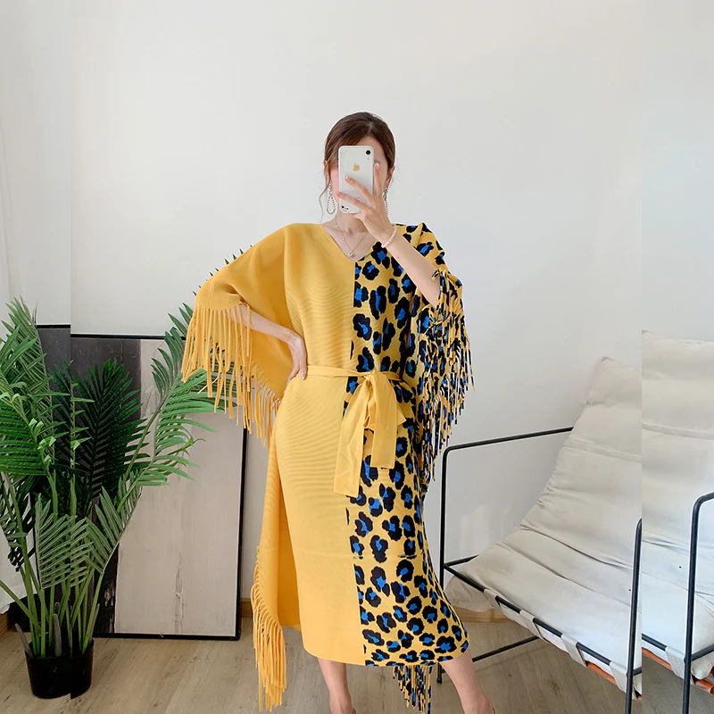 Abito lungo donna fantasia curvy - immagine 4