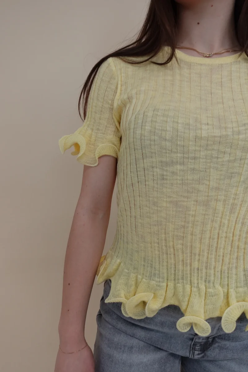 Maglia Chic Giallo - immagine 4