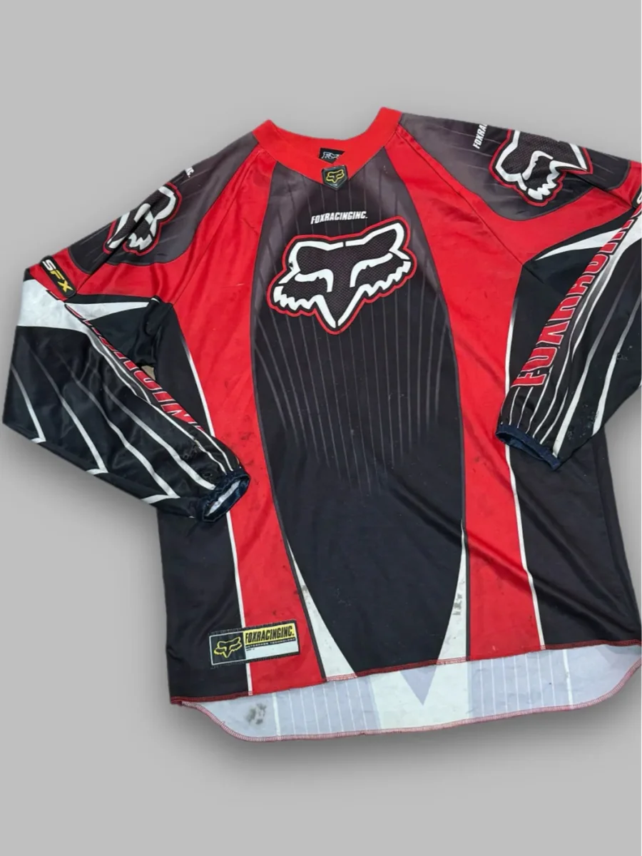 Maglia gara moto cross vintage FOX tg XL - immagine 2