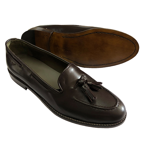 Mocassino classico suola in cuoio - immagine 3