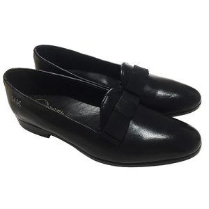 Mocassini in vitello con fiocco