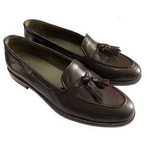 Mocassino classico suola in cuoio