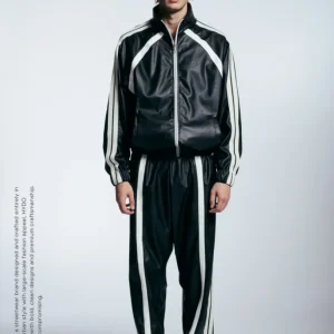 Completo hydo tuta ecopelle snoop dogg nero