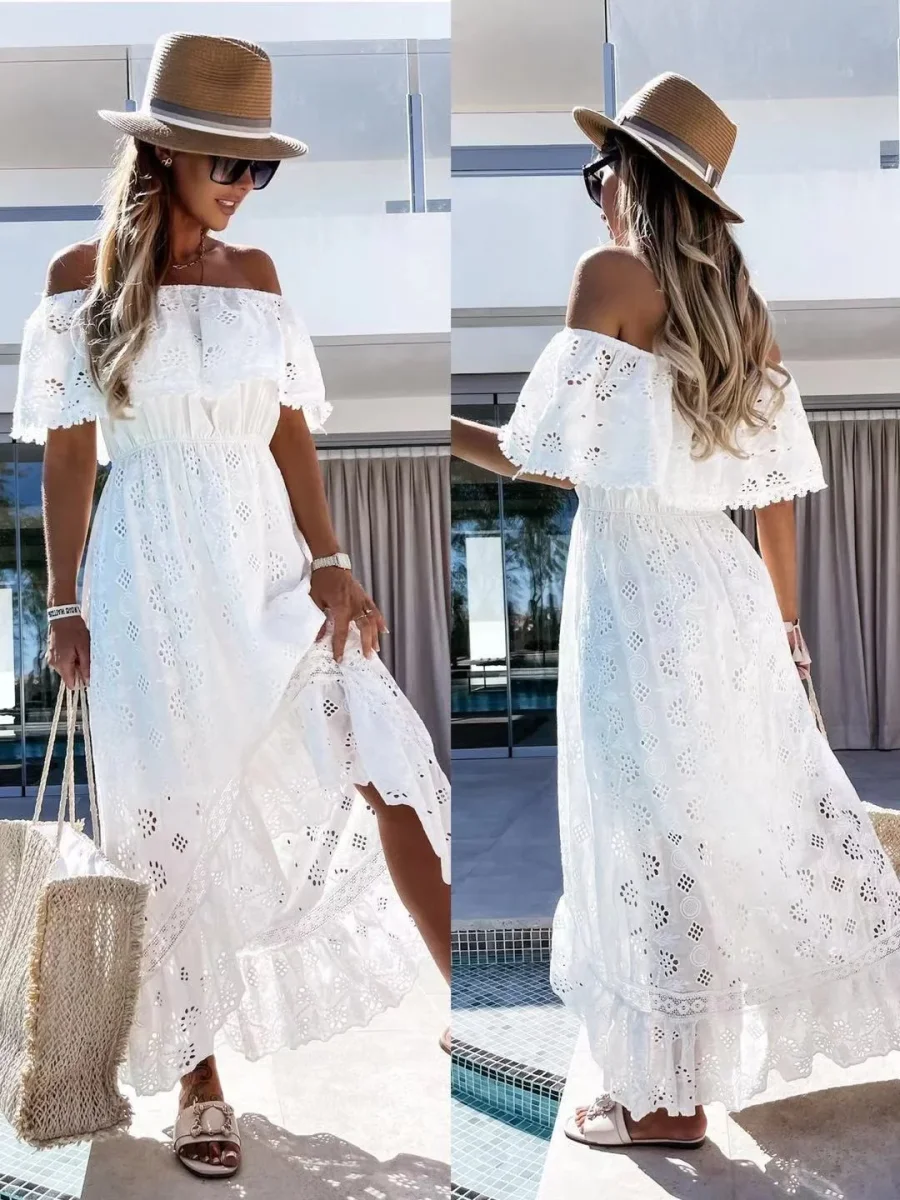 Abito lungo boho donna - immagine 4