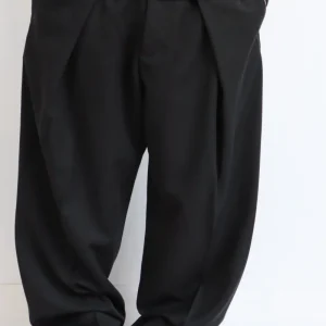 Pantalone baggy uomo nero