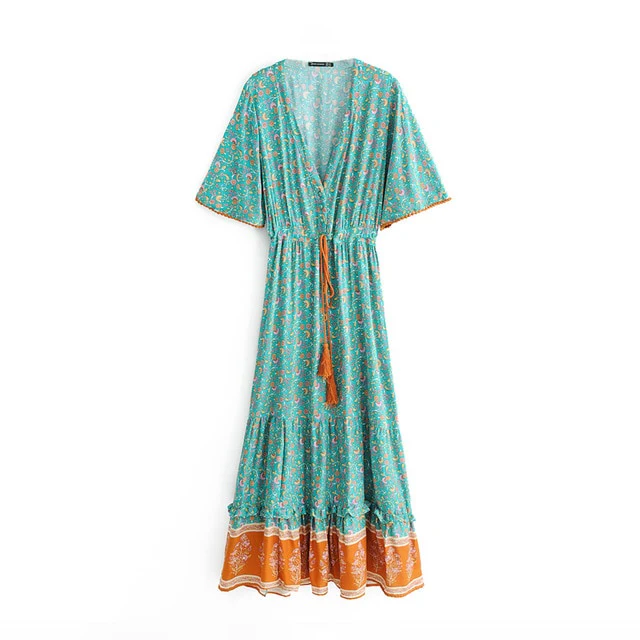 Frieda Boho Maxi Dress Women Summer Elegant - immagine 6
