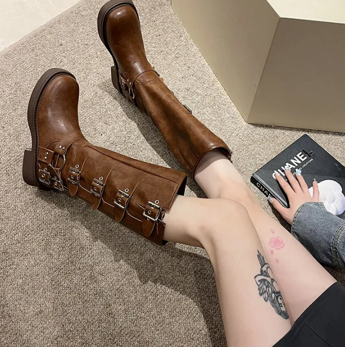 Stivale ecopelle fibie donna - immagine 5