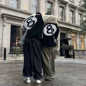 Casual Loose Two-sided Lamb Wool Jacket