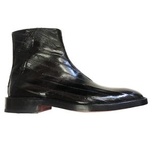 Stivaletti con cerniera in anguilla