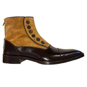 Stivaletti uomo vintage con bottoni