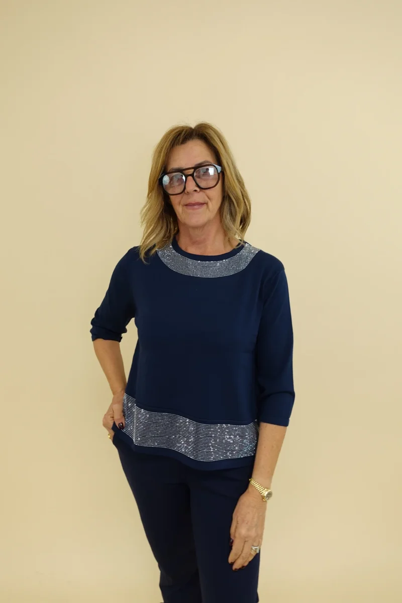 Maglia Donatella Blu