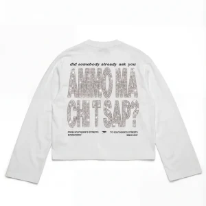 Longsleeve "AMMO" CHI'T'SAP White/Grillz