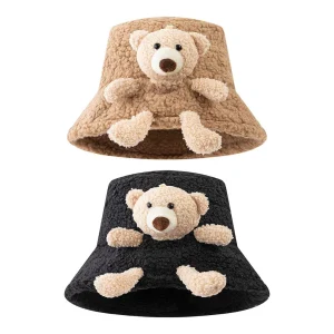 Cappello Bucket Stuffed Teddy Bear