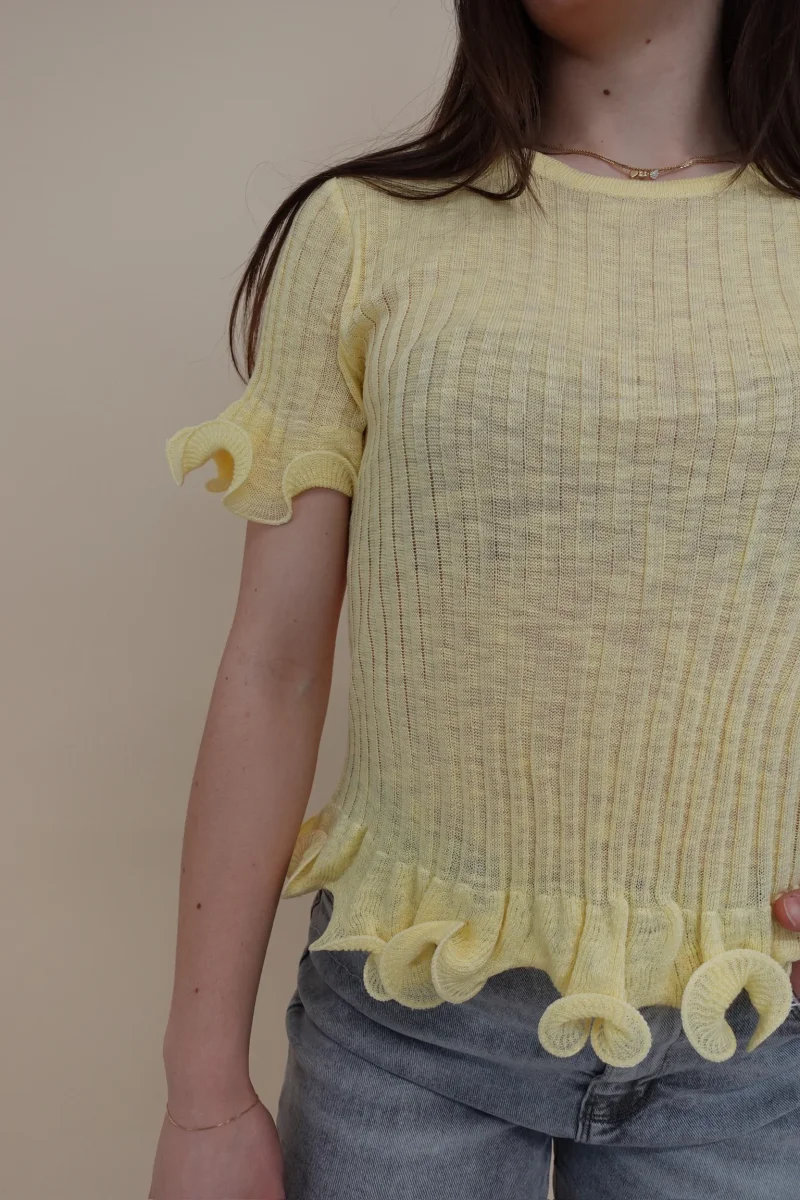 Maglia Chic Giallo - immagine 5