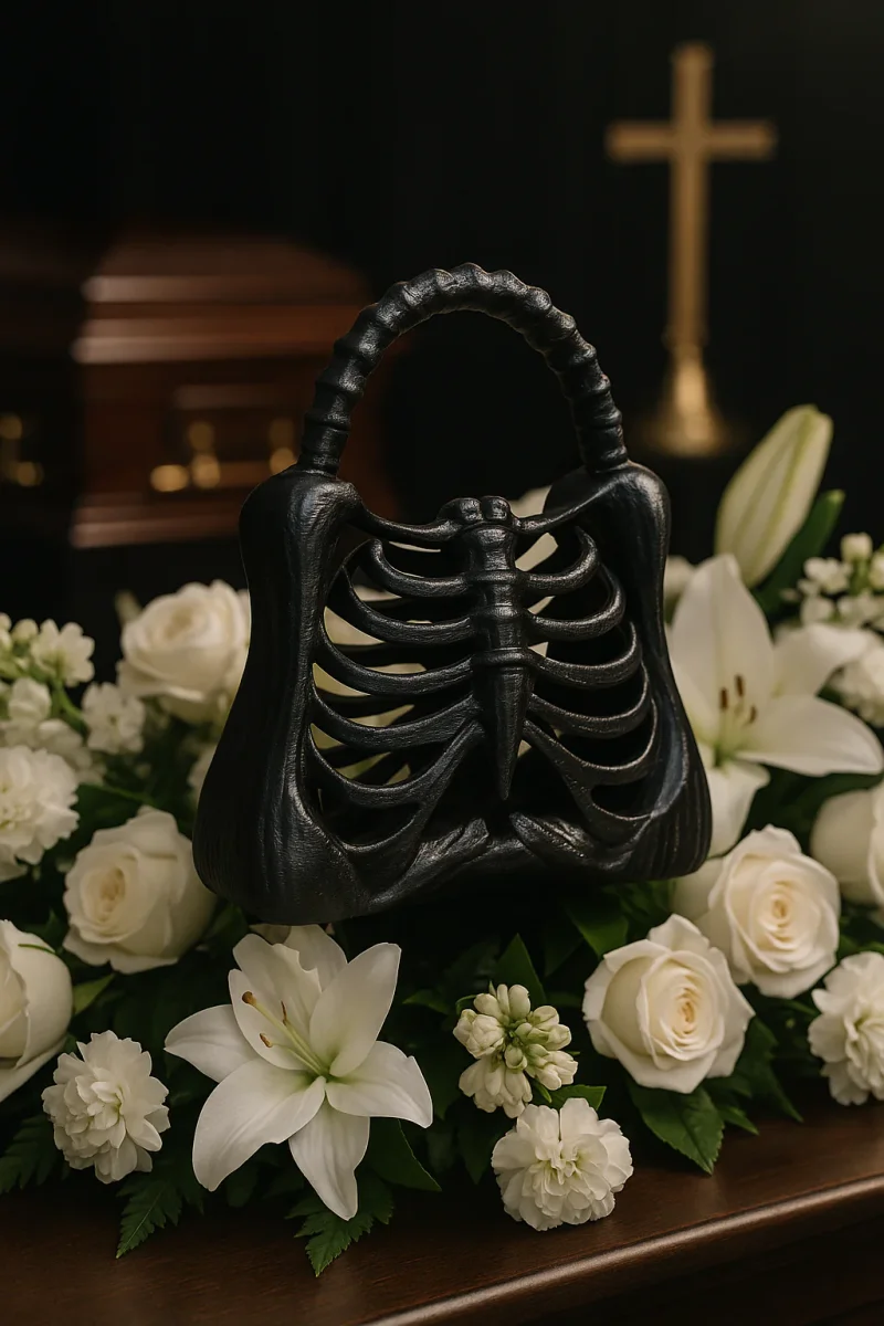 Borsa Bones Bag Handmade - immagine 5