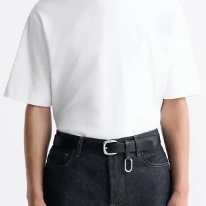 Maglia mezzocollo basic uomo bianco