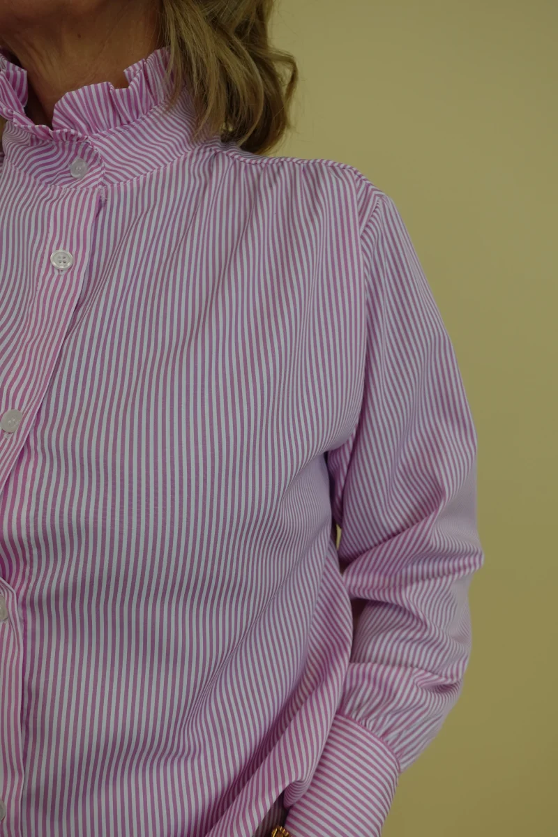 Camicia merletto rosa - immagine 4