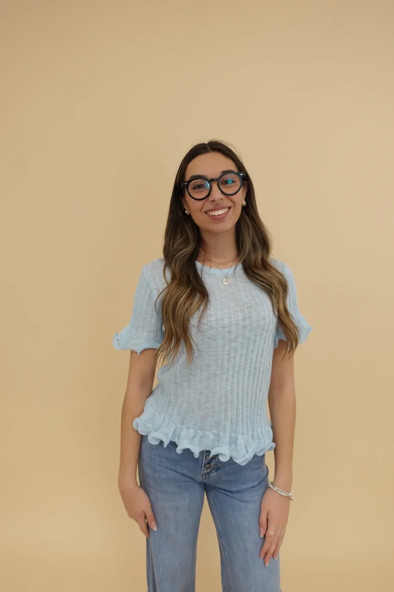 Maglia Chic Azzurro - immagine 3