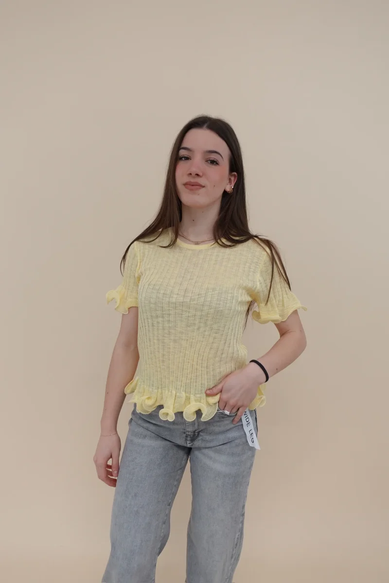 Maglia Chic Giallo - immagine 3