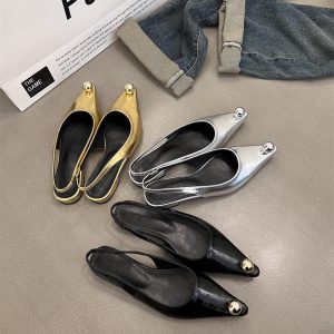 Flats Sandals Elegant Women Shoes Outdoor Female Footwear