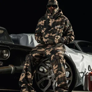Look "DETROIT" Balaclava Camo Green