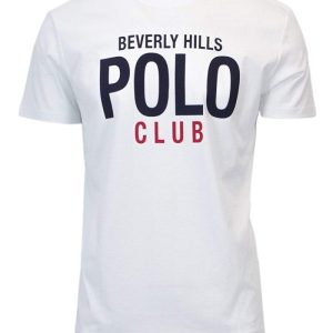 BEVERLY HILLS POLO CLUB T-SHIRT MANICA CORTA UOMO JERSEY BHPC3883 xxl bianco