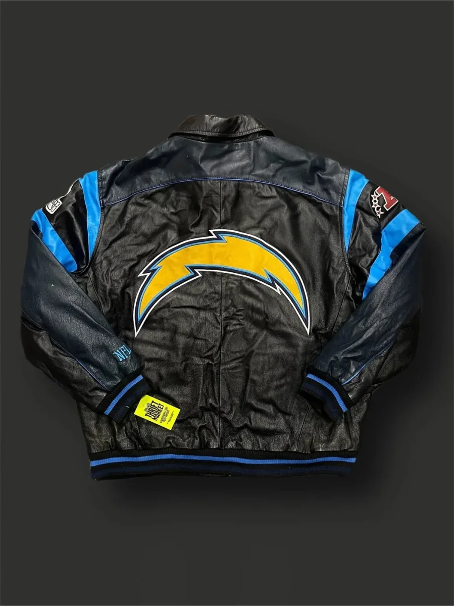 Bomber NFL chargers pelle vintage tg XXL - immagine 3