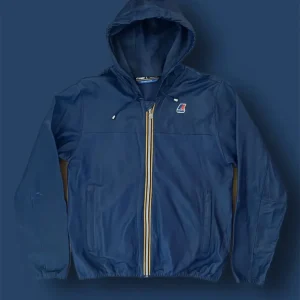 Bomber cappuccio vera pelle Kway tg L