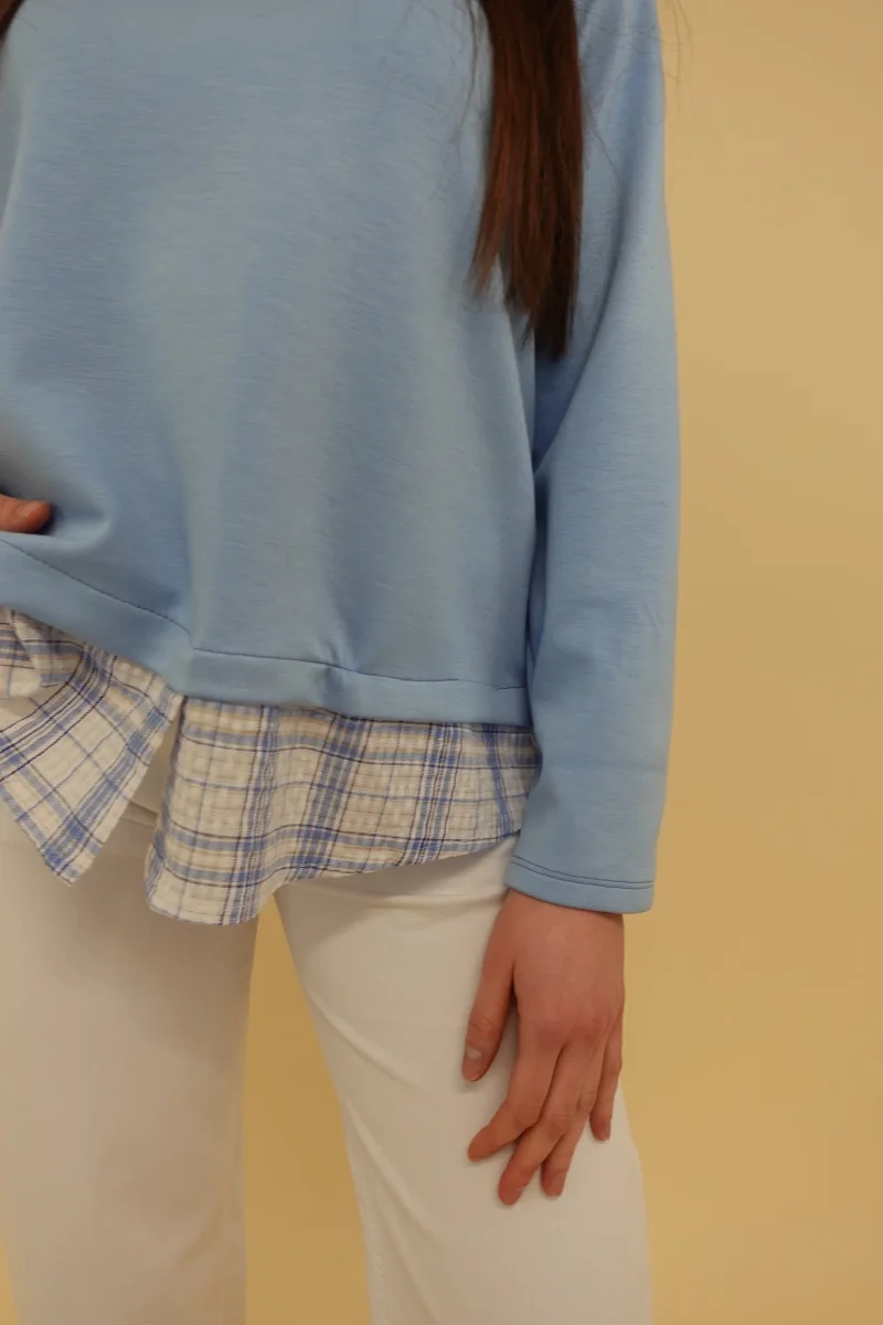 Maglia Country Azzurro - immagine 6