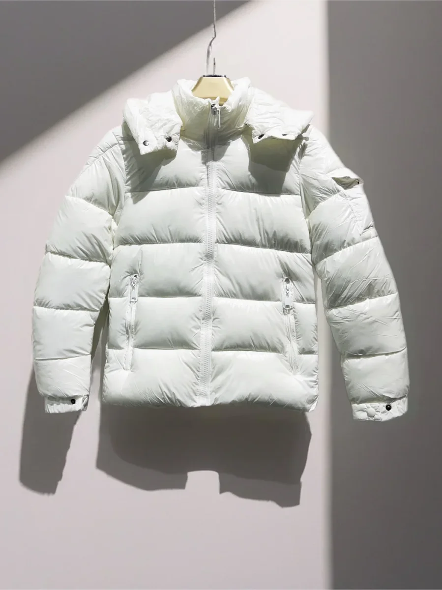 Piumino puffer lucido drip ragazzo bianco - immagine 2