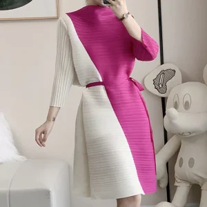 Abito media donna lavorato curvy