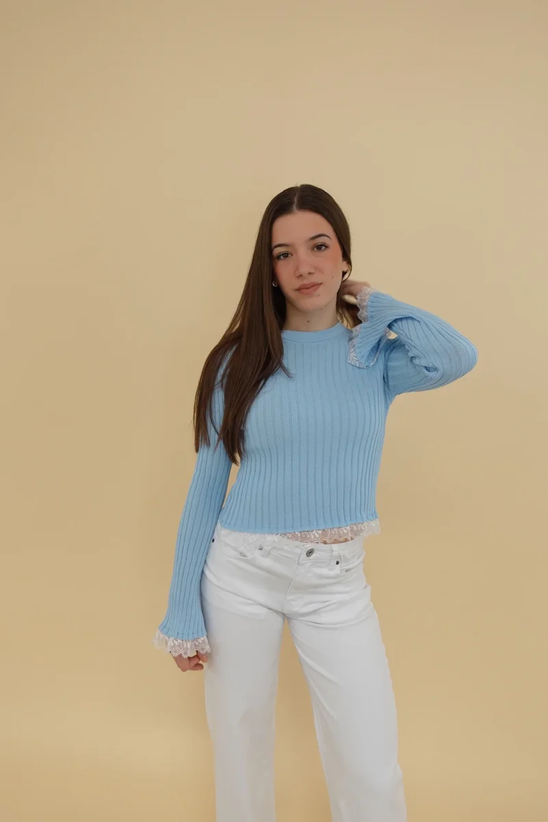 Maglia Eli Azzurro - immagine 4