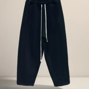 Pantalone baggy tuta uomo nero