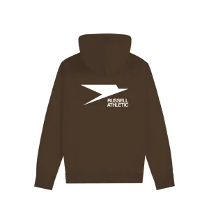 Hoodie “RUSSELLxBASEDODICI" Collab Logo Brown