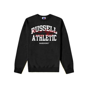 Crewneck “RUSSELLxBASEDODICI" Touchdown Black