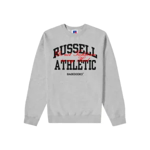 Crewneck “RUSSELLxBASEDODICI" Touchdown Grey