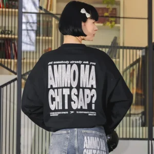 Longsleeve "AMMO" CHI'T'SAP Black/Grillz